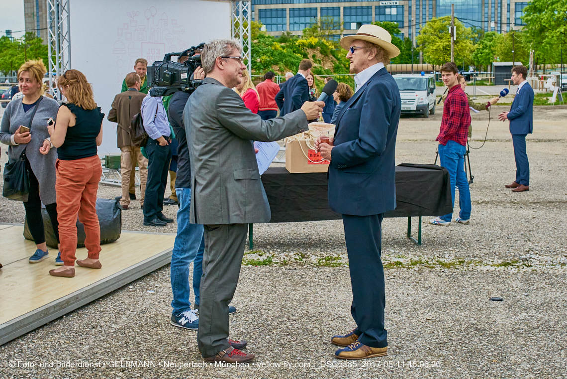 11. Mai 2017 - Grundsteinlegung für die LOGE und dem Kulturquadrat in Neuperlach